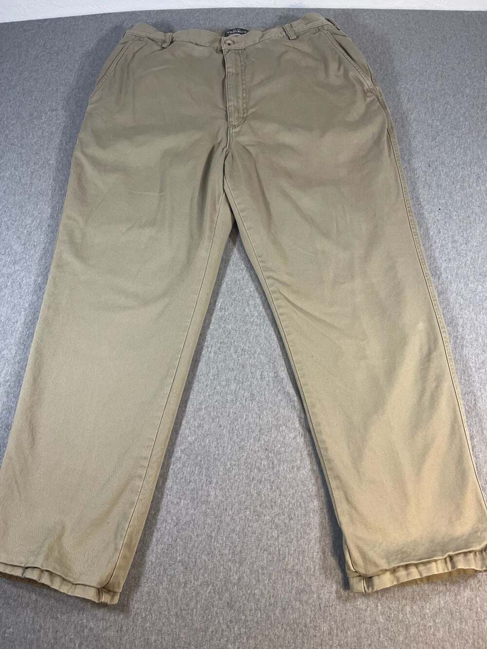 Woolrich Flannel-Lined Khaki Chino Pants Men’s 36X29